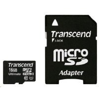   Transcend 16GB MicroSDHC Class 10 TS16GUSDHC10U1