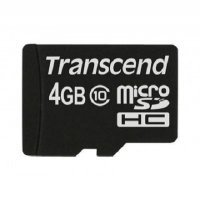   Transcend 4GB MicroSDHC Class 10 no Adapter (TS4GUSDC10)