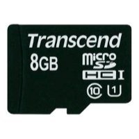   Transcend 8GB microSDHC Class 10 UHS-I 300x no Adapter (TS8GUSDCU1)