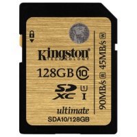   Kingston 128GB SDHC Class 10 SDA10/128GB UHS-I Ultimate