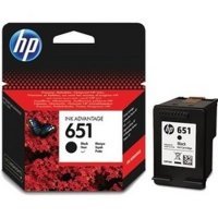 Картридж для струйных аппаратов HP C2P10AE (№651) для DeskJet Ink Advantage 5645, 5575. Чёрный. 600 страниц.