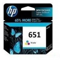 Картридж для струйных аппаратов HP C2P11AE (№651) для DeskJet Ink Advantage 5645, 5575. Цветной. 300 страниц.