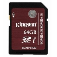   Kingston 64GB SDXC Class 3 SDA3/64GB