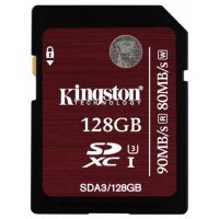   Kingston 128GB SDXC Class 3 SDA3/128GB