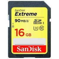   Sandisk Extreme 16GB SDHC Class 3 90MB/s