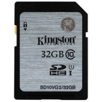   Kingston 32Gb SDHC Class 10 SD10VG2/32GB