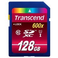   Transcend 128GB SDXC Class10 UHS-I 600X ULTIMATE TS128GSDXC10U1