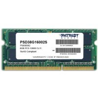     Patriot PSD38G16002S DDR3 8Gb 1600MHz