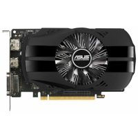   ASUS GeForce GTX 1050 1354Mhz PCI-E 3.0 2048Mb 7008Mhz 128 bit DVI HDMI HDCP Phoenix