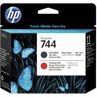 Печатающая головка HP 744 DesignJet, Черная матовая/ Хроматическая красная