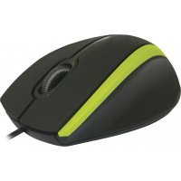 Мышь Defender MM-340 черный/зеленый