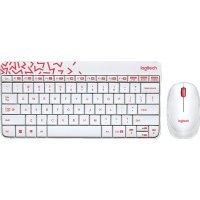  + Logitech Wireless Desktop MK240 (Keybord&mouse), USB, White ([920-008212)