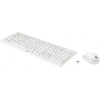 Комплект клавиатура+мышь HP C2710 белый USB Bluetooth (M7P30AA)