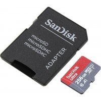   Sandisk microSD 256GB Class 10 Ultra Android (SD ) UHS-I A1 100MB/s (SDSQUAR-256G-GN6MA)
