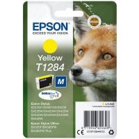 Картридж для струйных аппаратов Epson T1284 C13T12844012 желтый (3.5мл) для S22/SX125