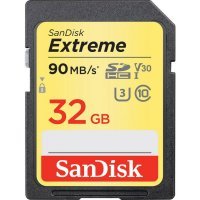 Карта памяти Sandisk SD 32GB SDHC Class 10 UHS-I U3 Extreme 90Mb/s SDSDXVE-032G-GNCIN