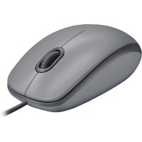  Logitech Mouse M110 SILENT Mid Grey USB (910-005490)