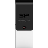 USB  Silicon Power 64Gb Mobile X31 OTG, USB 3.0/MicroUSB,  (SP064GBUF3X31V1K)