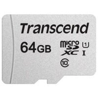   Transcend 64GB microSDXC Class 10 UHS-I U1 TS64GUSD300S