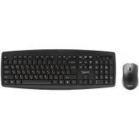 Комплект клавиатура+мышь Gembird KBS-8000,черный, 2.4ГГц Беспроводной