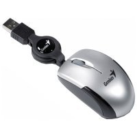 Мышь Genius Mouse Micro Traveler V2 super mini, silver
