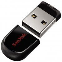 USB  Sandisk 16GB CZ50 Cruzer Fit, USB 2.0, Black SDCZ33-016G-G35