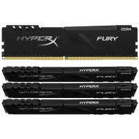     Kingston 64GB (Kit of 4) DDR4 3000MHz CL15 DIMM HyperX FURY Black HX430C15FB3K4/64