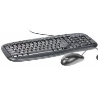  + Genius Smart KM-200 ( Smart KB-200 +  NetScroll 120 V2), Black, USB