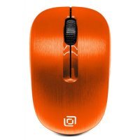 Мышь OKLICK 525MW оранжевый оптическая (1000dpi) беспроводная USB (2but)