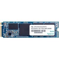  SSD Apacer AS2280P4 240Gb M.2 PCIe Gen3x4 MTBF 1.5M, 3D TLC, Retail (AP240GAS2280P4-1)