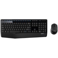 Комплект клавиатура+мышь Logitech Wireless Desktop MK345 (Keybord&mouse), Black, [920-008534]