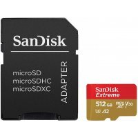   Sandisk microSD 512Gb Class10 Sandisk SDSQXA1-512G-GN6MA Extreme + adapter