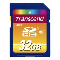   Transcend 32Gb SDHC Class 10 TS32GSDHC10