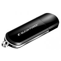 USB накопитель 8Gb Silicon Power LuxMini 322, USB 2.0, Черный
