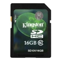   Kingston 16Gb SDHC Class 10 SD10V/16GB