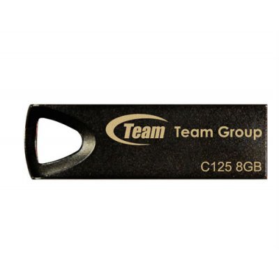 USB  08Gb TEAM C125 Drive, Black