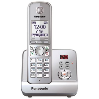 Фото Радиотелефон Panasonic KX-TG6721 серебристый металлик