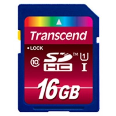    Transcend 16Gb SDHC Class 10 TS16GSDHC10U1 UHS-I