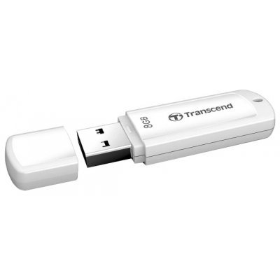 Фото USB накопитель 8Gb Transcend JetFlash 370 белый
