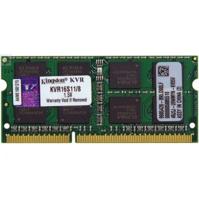 Фото Модуль памяти DDR3 8192Mb 1600MHz Kingston SO-DIMM (KVR16S11/8)