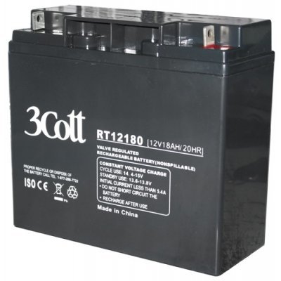 Фото Аккумуляторная батарея для ИБП 3Cott 12V18Ah
