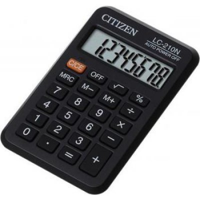 Фото Калькулятор Citizen LC-210N черный