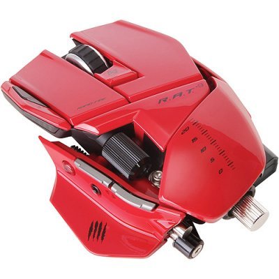 Фото Мышь Saitek Mad Catz R.A.T.9 Gloss Red (MCB437090013/02/1)