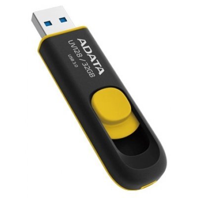 Фото USB накопитель 32Gb ADATA UV128 желтый-черный
