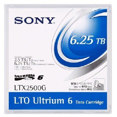 Фото Ленточный картридж Sony LTX2500GN Ultrium LTO6 6,25Tb RW (3Tb native)