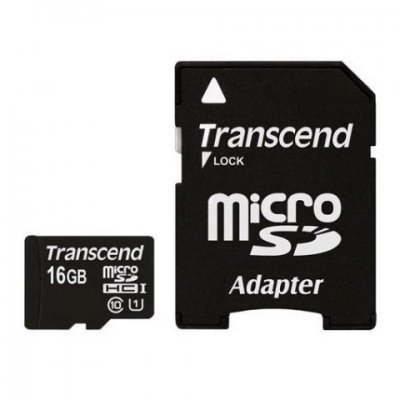    Transcend 16Gb microSDHC Class 10