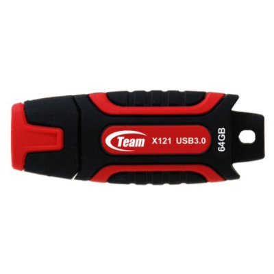 Фото USB накопитель  64Gb TEAM X121 Drive USB 3.0, Red (765441011380)