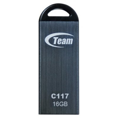  USB   16Gb TEAM C117 Drive, Gray (765441003347)