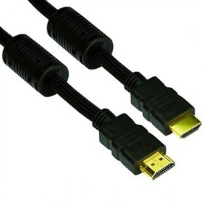 Фото Кабель VCOM HDMI 19M/M ver:1.4-3D, 10m, позолоченные контакты, 2 фильтра  Blister