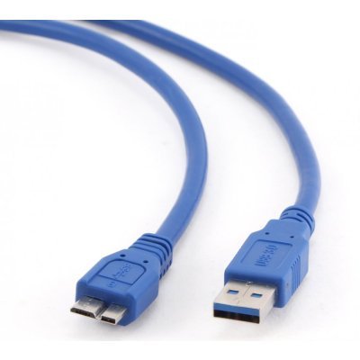 Фото Кабель USB 3.0 Pro Gembird/Cablexpert AM/microBM 9P, 1.8м, экран, черный, пакет